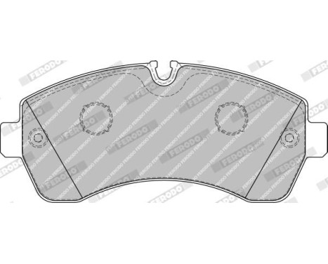 Brake Pad Set, disc brake PREMIER ECO FRICTION FVR1777 Ferodo, Image 5