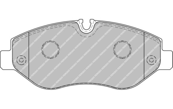 Brake Pad Set, disc brake PREMIER ECO FRICTION FVR1778 Ferodo, Image 2