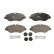 Brake Pad Set, disc brake PREMIER ECO FRICTION FVR1778 Ferodo