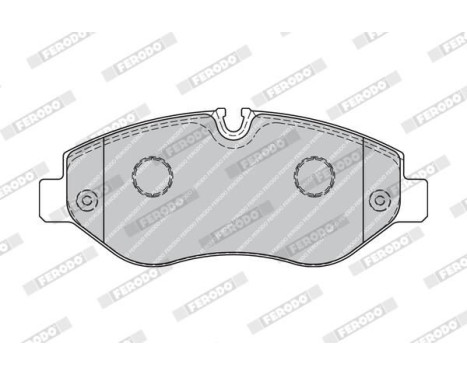 Brake Pad Set, disc brake PREMIER ECO FRICTION FVR1778 Ferodo, Image 4