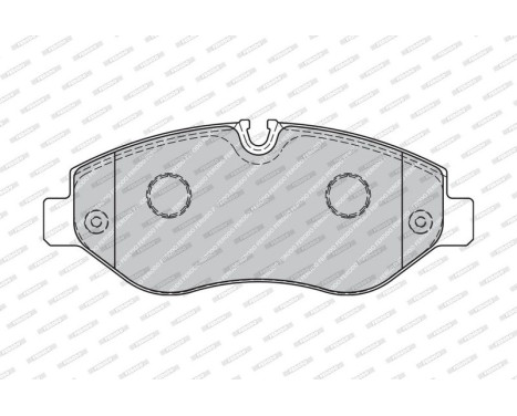 Brake Pad Set, disc brake PREMIER ECO FRICTION FVR1778 Ferodo, Image 4
