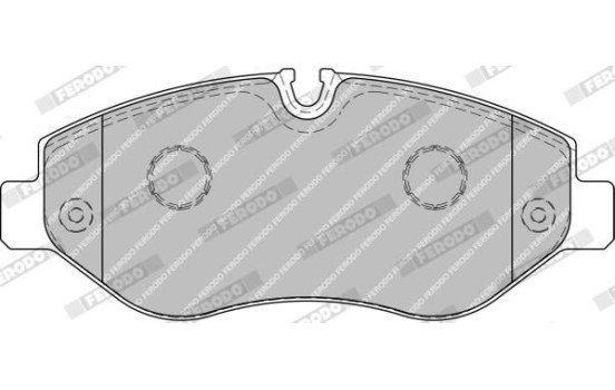 Brake Pad Set, disc brake PREMIER ECO FRICTION FVR1778 Ferodo, Image 5