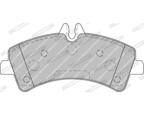 Brake Pad Set, disc brake PREMIER ECO FRICTION FVR1779 Ferodo, Image 5