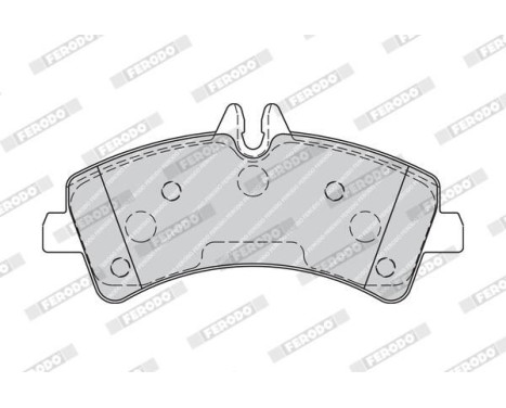 Brake Pad Set, disc brake PREMIER ECO FRICTION FVR1779 Ferodo, Image 4