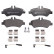 Brake Pad Set, disc brake PREMIER ECO FRICTION FVR1780 Ferodo