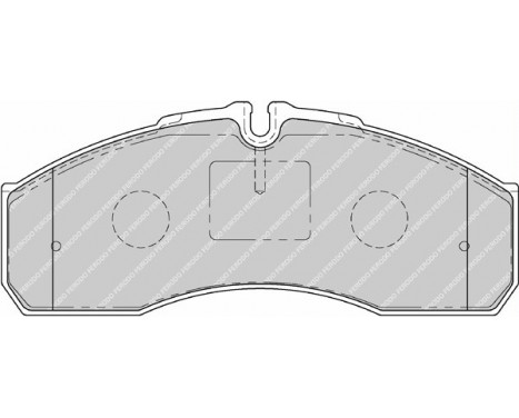 Brake Pad Set, disc brake PREMIER ECO FRICTION FVR1791 Ferodo, Image 2