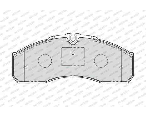 Brake Pad Set, disc brake PREMIER ECO FRICTION FVR1791 Ferodo, Image 4
