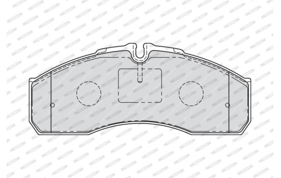 Brake Pad Set, disc brake PREMIER ECO FRICTION FVR1791 Ferodo, Image 4