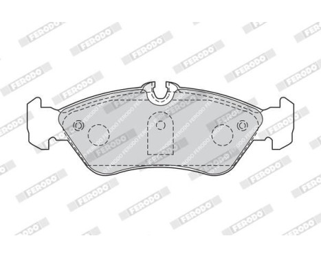 Brake Pad Set, disc brake PREMIER ECO FRICTION FVR1876 Ferodo, Image 4