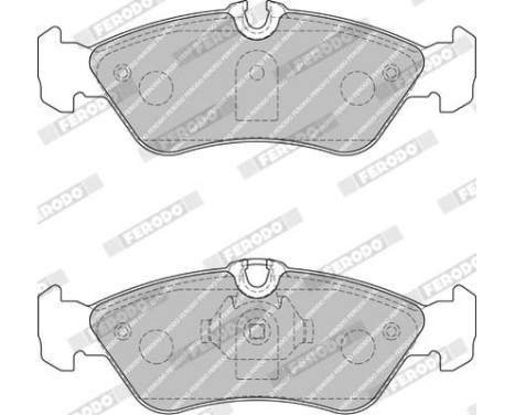 Brake Pad Set, disc brake PREMIER ECO FRICTION FVR1876 Ferodo, Image 5