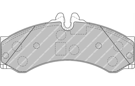 Brake Pad Set, disc brake PREMIER ECO FRICTION FVR1879 Ferodo, Image 2