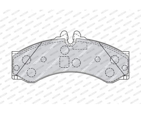 Brake Pad Set, disc brake PREMIER ECO FRICTION FVR1879 Ferodo, Image 4