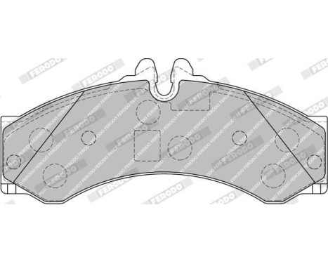 Brake Pad Set, disc brake PREMIER ECO FRICTION FVR1879 Ferodo, Image 5
