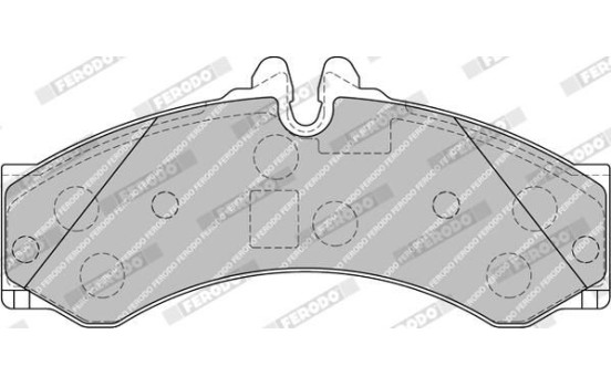 Brake Pad Set, disc brake PREMIER ECO FRICTION FVR1879 Ferodo, Image 5