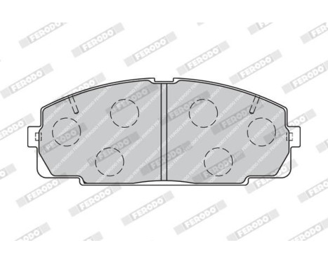 Brake Pad Set, disc brake PREMIER ECO FRICTION FVR1884 Ferodo, Image 4
