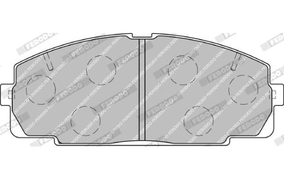 Brake Pad Set, disc brake PREMIER ECO FRICTION FVR1884 Ferodo, Image 5