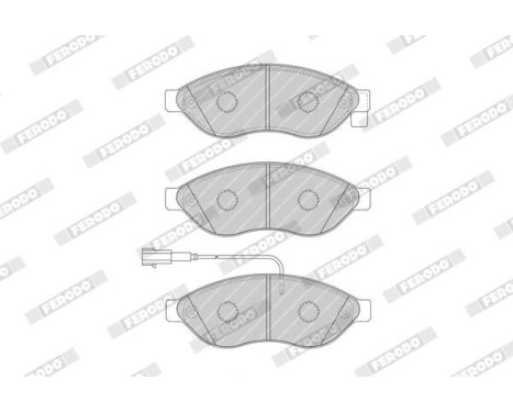 Brake Pad Set, disc brake PREMIER ECO FRICTION FVR1923 Ferodo, Image 3