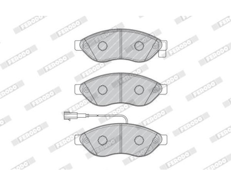 Brake Pad Set, disc brake PREMIER ECO FRICTION FVR1924 Ferodo, Image 3