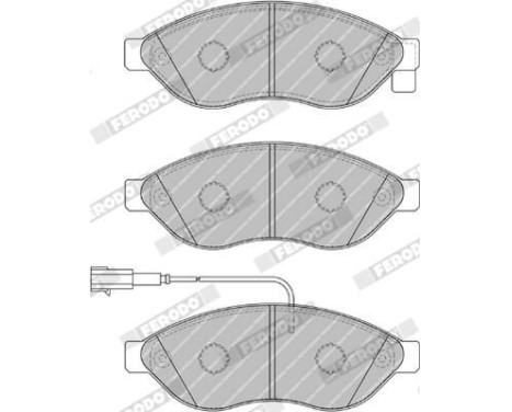 Brake Pad Set, disc brake PREMIER ECO FRICTION FVR1924 Ferodo, Image 4