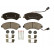 Brake Pad Set, disc brake PREMIER ECO FRICTION FVR1925 Ferodo