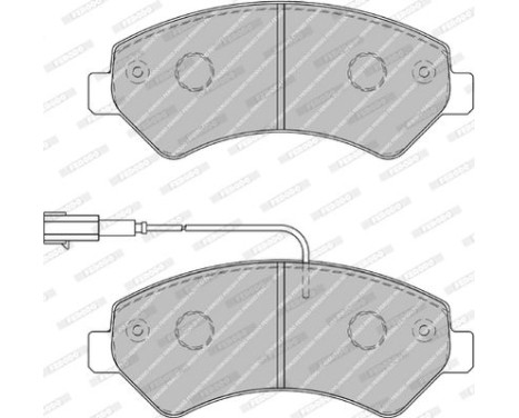 Brake Pad Set, disc brake PREMIER ECO FRICTION FVR1925 Ferodo, Image 4