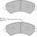 Brake Pad Set, disc brake PREMIER ECO FRICTION FVR1925 Ferodo, Thumbnail 4