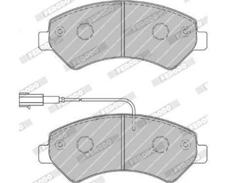 Brake Pad Set, disc brake PREMIER ECO FRICTION FVR1925 Ferodo, Image 2