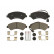 Brake Pad Set, disc brake PREMIER ECO FRICTION FVR1926 Ferodo