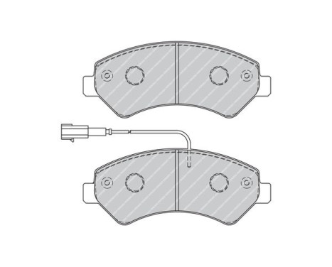 Brake Pad Set, disc brake PREMIER ECO FRICTION FVR1926 Ferodo, Image 3