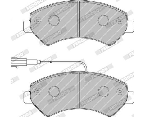 Brake Pad Set, disc brake PREMIER ECO FRICTION FVR1926 Ferodo, Image 4
