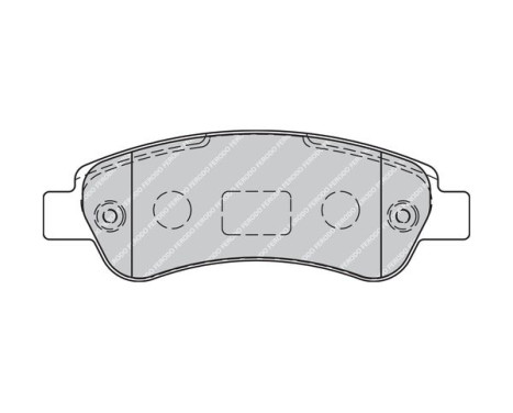 Brake Pad Set, disc brake PREMIER ECO FRICTION FVR1927 Ferodo, Image 3