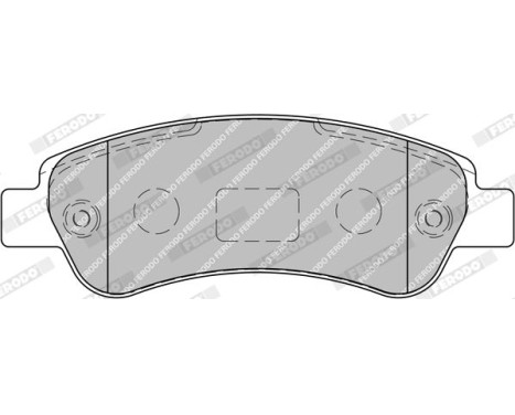 Brake Pad Set, disc brake PREMIER ECO FRICTION FVR1927 Ferodo, Image 4