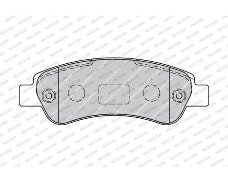 Brake Pad Set, disc brake PREMIER ECO FRICTION FVR1927 Ferodo, Image 3