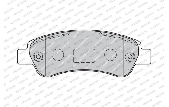 Brake Pad Set, disc brake PREMIER ECO FRICTION FVR1927 Ferodo, Image 3
