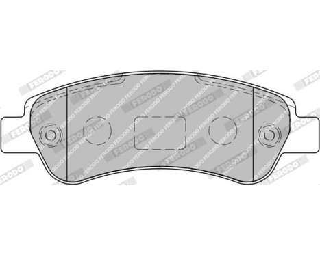 Brake Pad Set, disc brake PREMIER ECO FRICTION FVR1927 Ferodo, Image 4