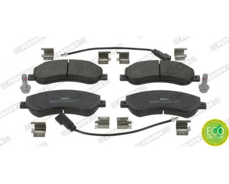 Brake Pad Set, disc brake PREMIER ECO FRICTION FVR1928 Ferodo, Image 2