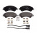 Brake Pad Set, disc brake PREMIER ECO FRICTION FVR1929 Ferodo