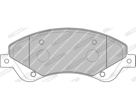 Brake Pad Set, disc brake PREMIER ECO FRICTION FVR1929 Ferodo, Image 5