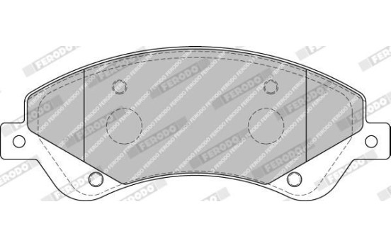 Brake Pad Set, disc brake PREMIER ECO FRICTION FVR1929 Ferodo, Image 5