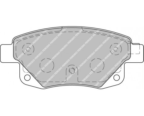 Brake Pad Set, disc brake PREMIER ECO FRICTION FVR1930 Ferodo, Image 2