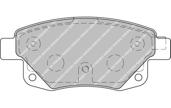 Brake Pad Set, disc brake PREMIER ECO FRICTION FVR1930 Ferodo, Image 2