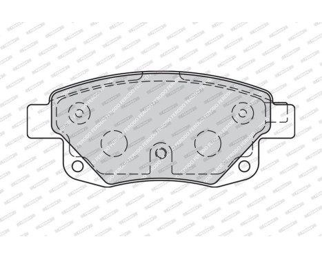 Brake Pad Set, disc brake PREMIER ECO FRICTION FVR1930 Ferodo, Image 4