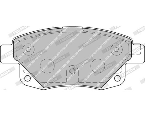 Brake Pad Set, disc brake PREMIER ECO FRICTION FVR1930 Ferodo, Image 5