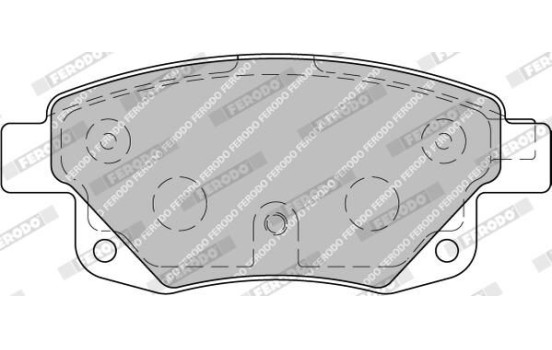 Brake Pad Set, disc brake PREMIER ECO FRICTION FVR1930 Ferodo, Image 5