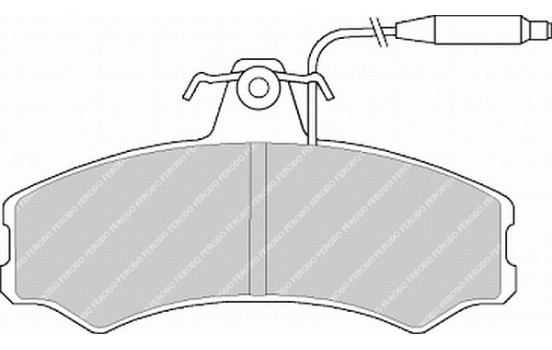Brake Pad Set, disc brake PREMIER ECO FRICTION FVR287 Ferodo, Image 2