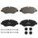 Brake Pad Set, disc brake PREMIER ECO FRICTION FVR377 Ferodo
