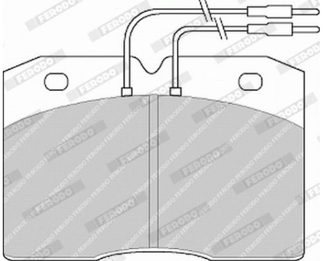 Brake Pad Set, disc brake PREMIER ECO FRICTION FVR377 Ferodo, Image 4
