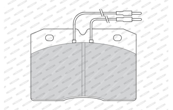 Brake Pad Set, disc brake PREMIER ECO FRICTION FVR377 Ferodo, Image 3