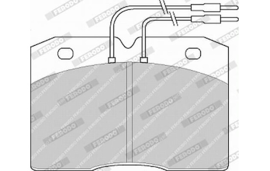 Brake Pad Set, disc brake PREMIER ECO FRICTION FVR377 Ferodo, Image 4