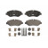 Brake Pad Set, disc brake PREMIER ECO FRICTION FVR4036 Ferodo